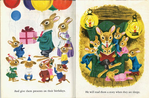 Bunny Book, Richard Scarry, birthday, book