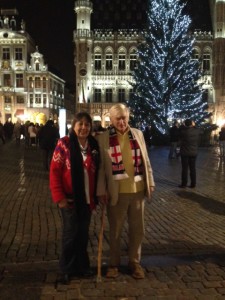 Peter and Hazelmary Bull visit La Grand-Place in Brussels