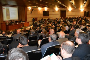 Opinion leaders and academics filled the Pontifical University of the Holy Cross's Aula Magna on Dec. 3